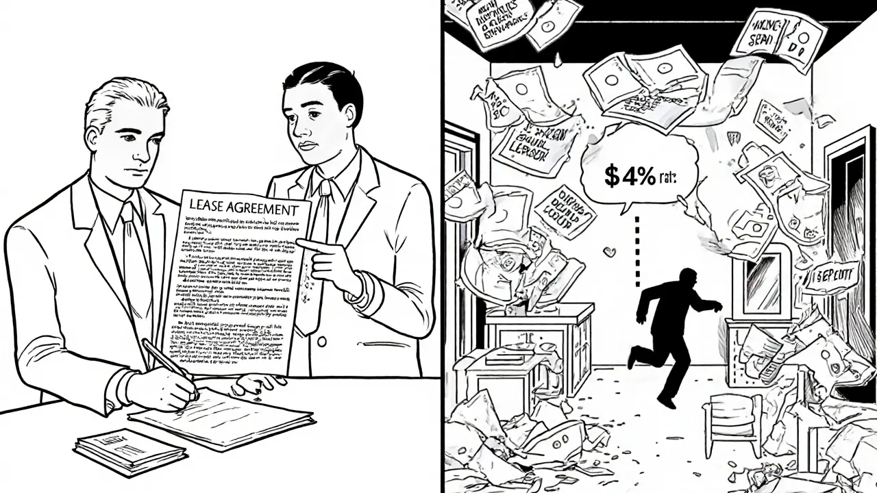 Сравнение ответственного арендатора и хаоса после непроверенного жильца.