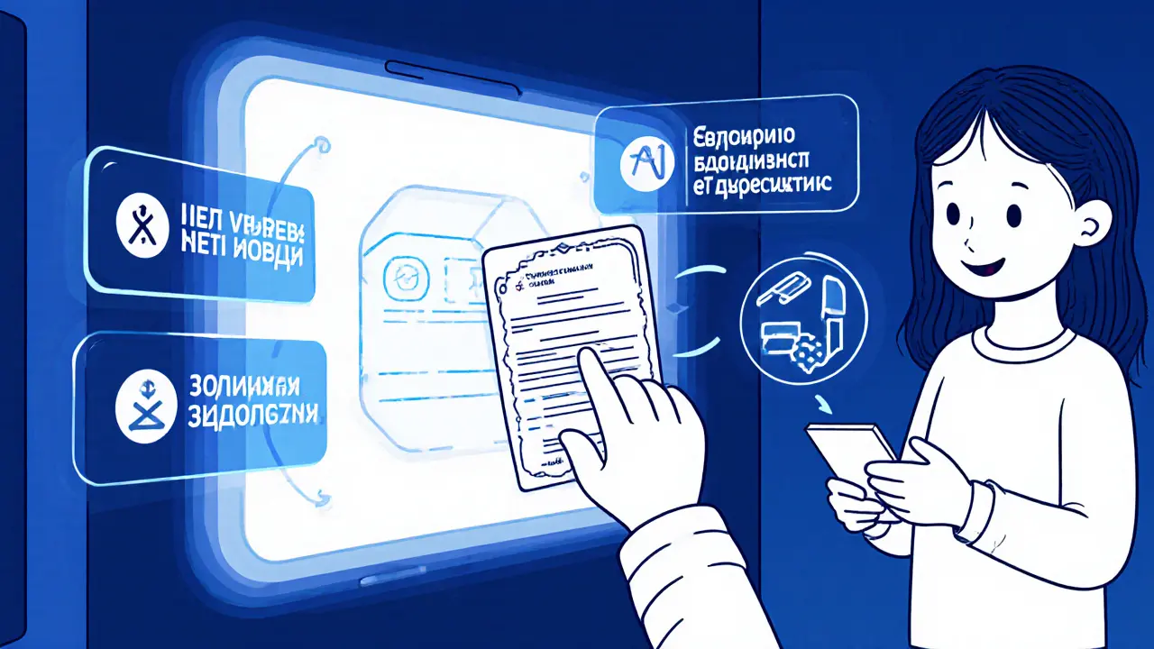Ребёнок кладёт сертификат в автоматизированную систему, которая мгновенно проверяет все данные.
