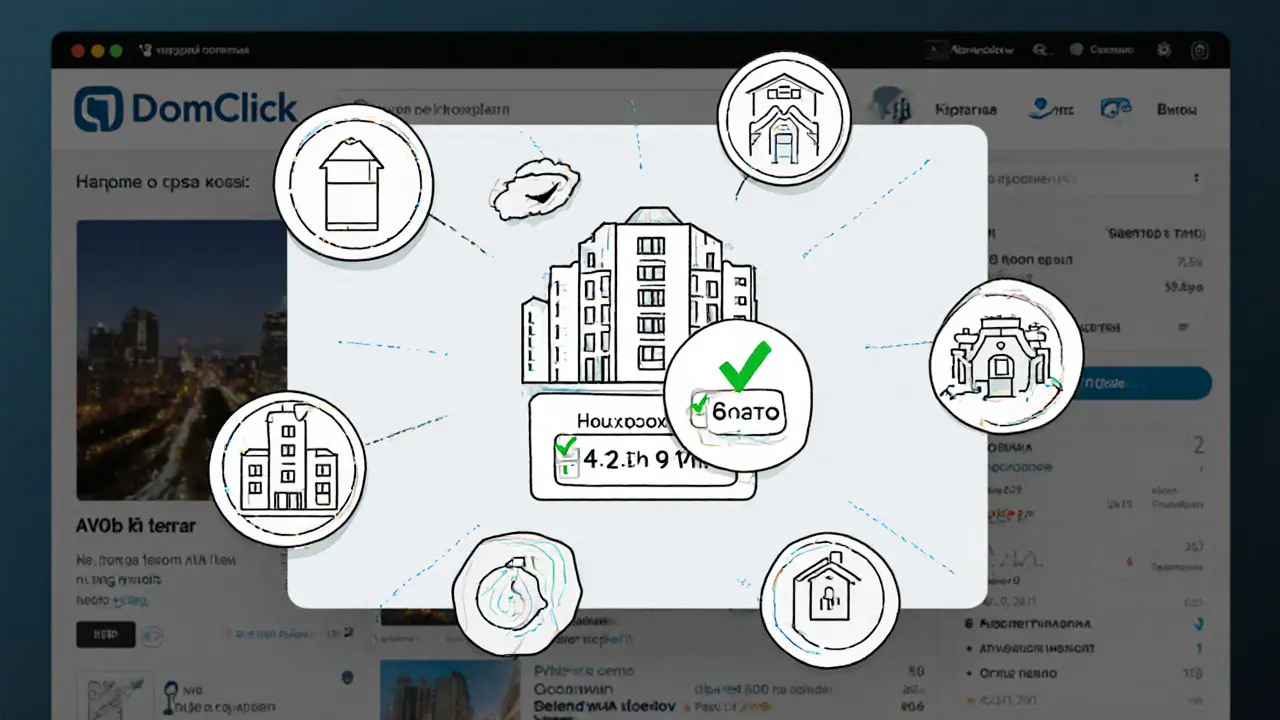 Список параметров для сравнения квартир с калькулятором и веб-сайтами недвижимости.
