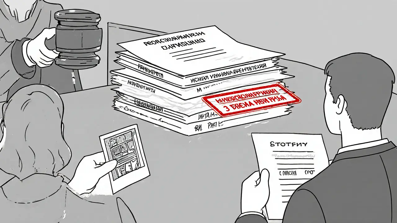 Судебное заседание по спору о расторжении договора аренды с документами и доказательствами.