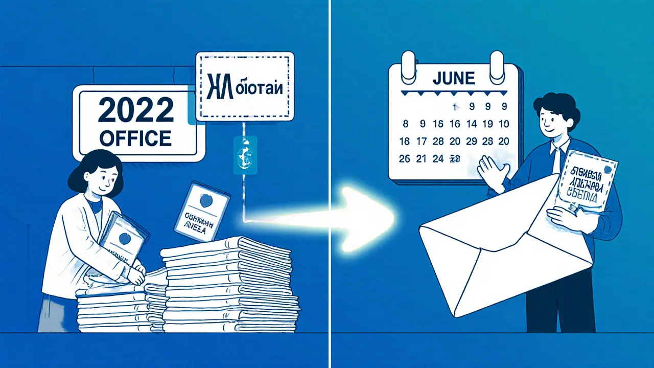 Разделённая сцена: возврат крупного вычета через ФНС и потеря остатка при смене работы, соединённые стрелкой переноса.