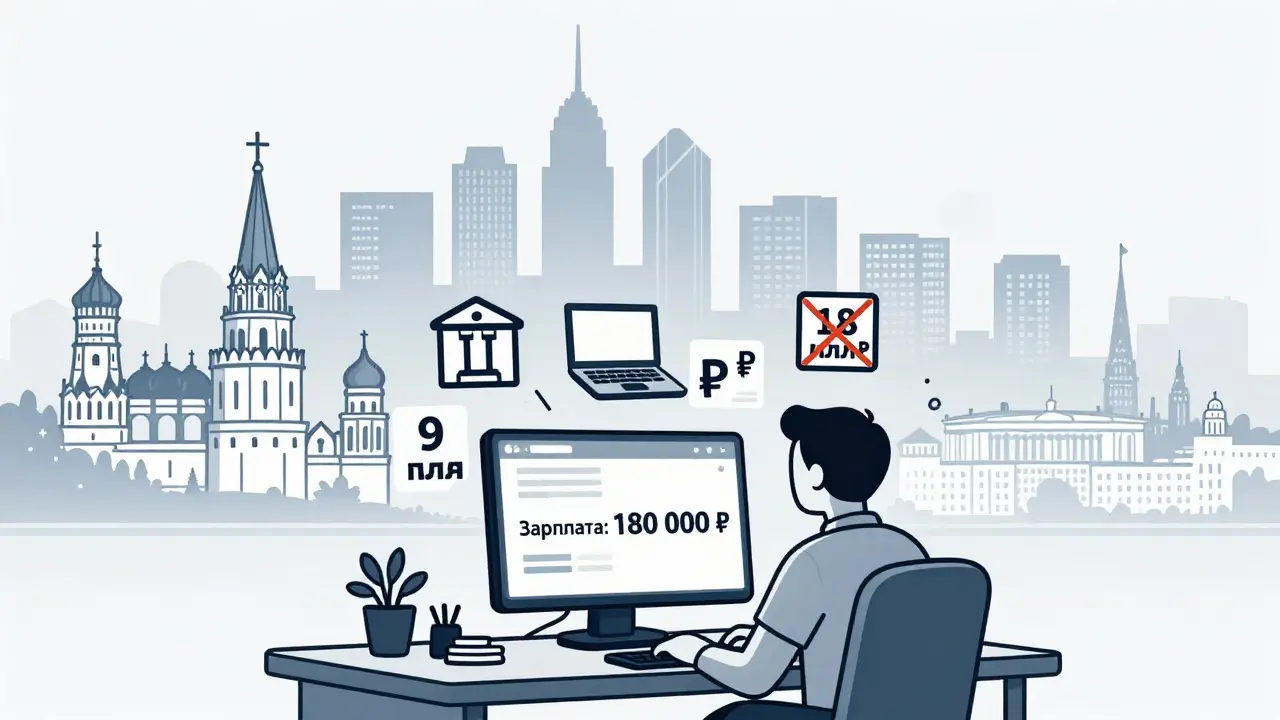 ИТ-специалист с зарплатой 180 тыс. рублей и ограничением кредита в 9 млн рублей.