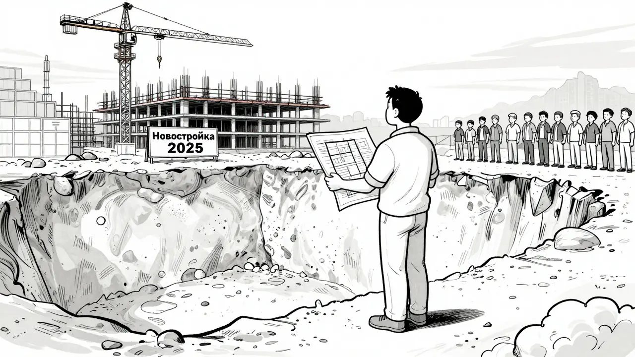Покупка квартиры на этапе котлована: риски и выгоды в 2025 году