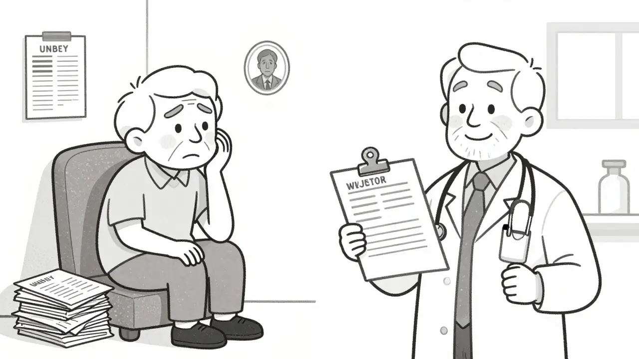 Сравнение уязвимого пожилого человека и того же человека, прошедшего медицинское освидетельствование.