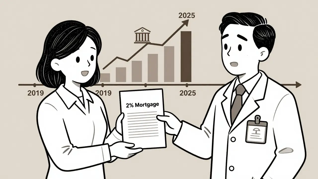 Учитель и врач получают льготную ипотеку от государства, на фоне графика роста населения.