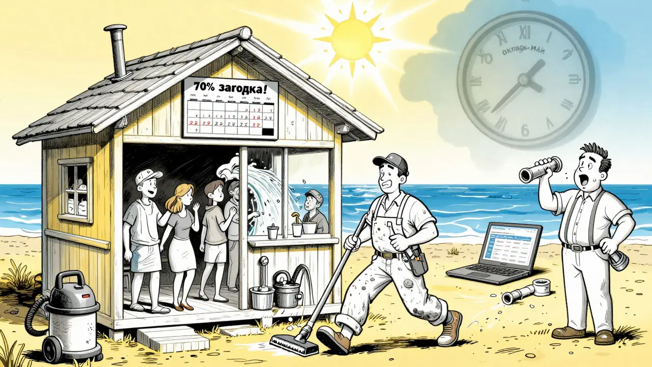 Владелец квартиры в Геленджике управляется с туристами, ремонтом и бронированием.