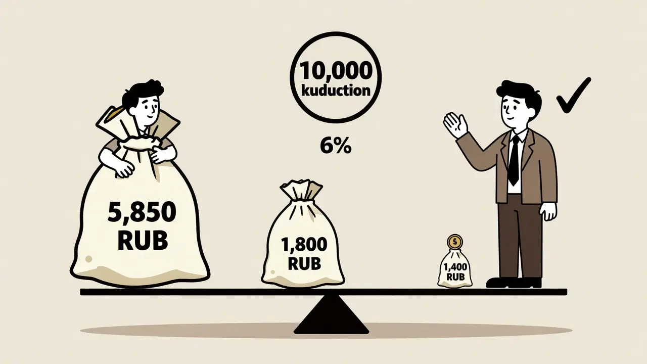 Сравнение налогов: 13%, 6% и 4% с вычетом для арендодателей.