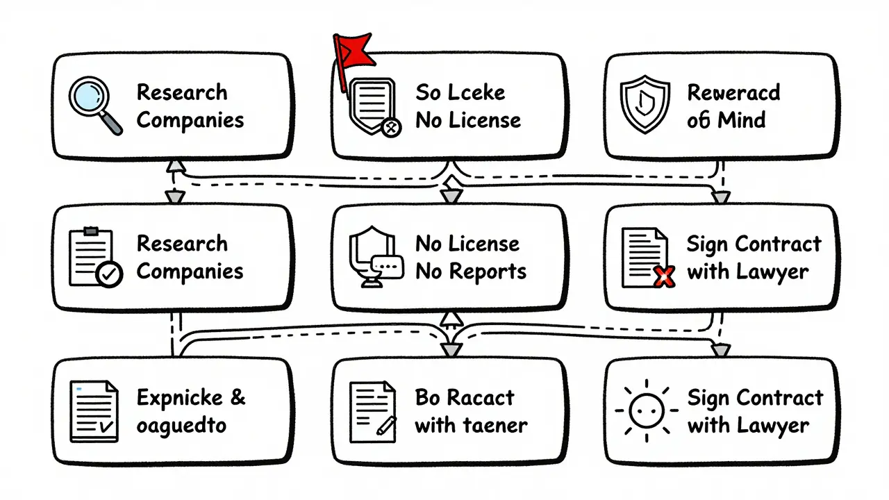 Пошаговый путь выбора управляющей компании с предупреждениями и безопасным выходом.