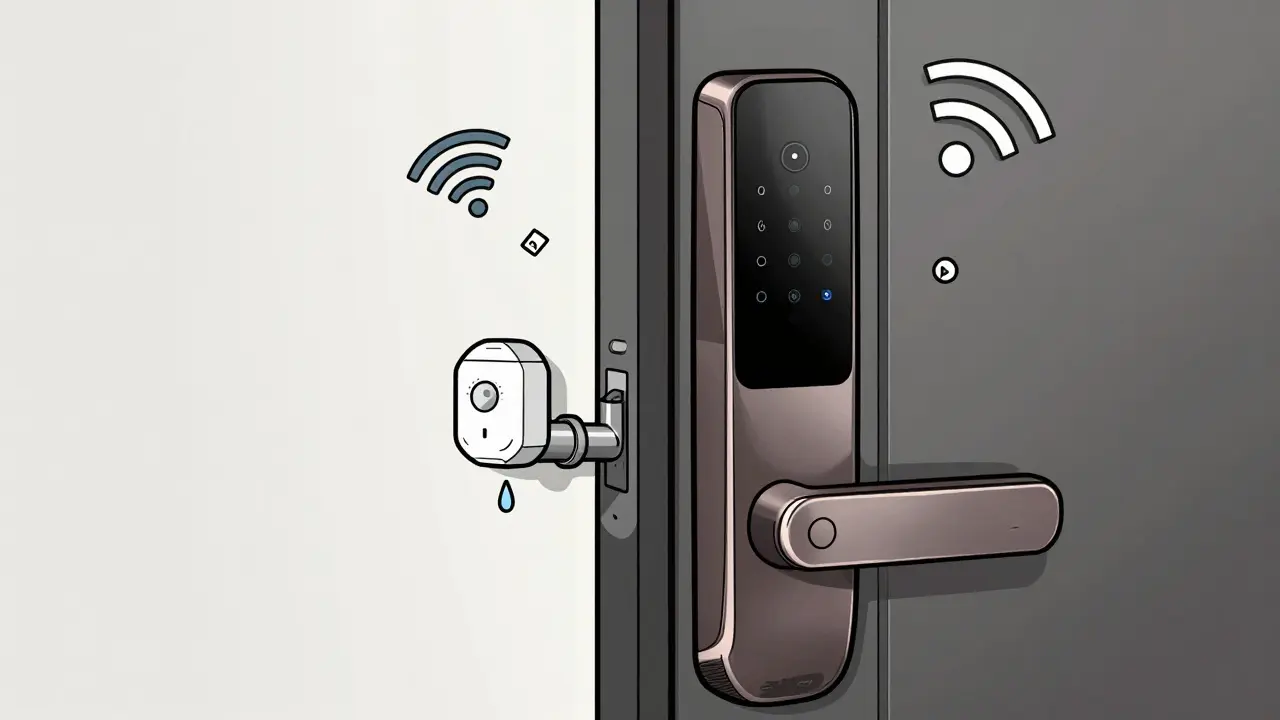 Умные замки и датчики безопасности для автоматизированной аренды квартир.